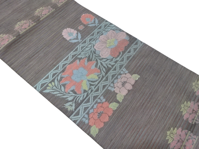 JAPANESE FUKURO OBI / WOVEN FLOWER